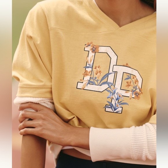 Daily Practice by Anthropologie Pullover Cotton Long Sleeve Crop Top Size Large - Picture 8 of 10